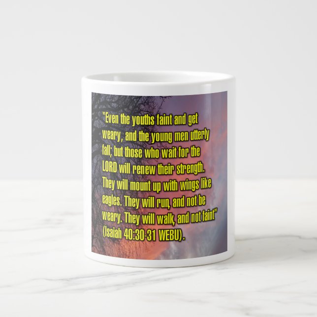 Isaiah 40:30–31 WEBU Mug (Front)