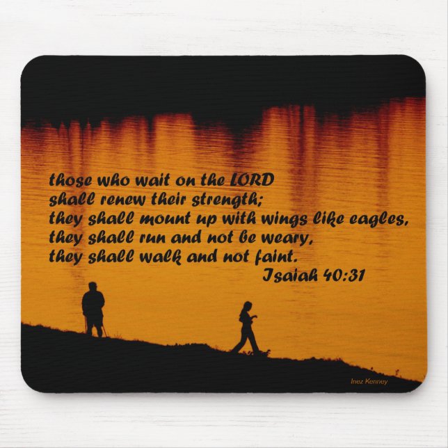 Isaiah 40:31 2011 mouse pad (Front)