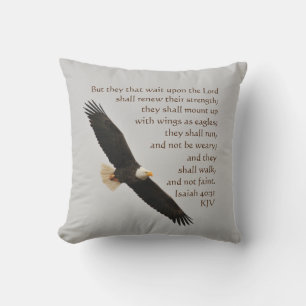 Isaiah 40:31 But they that wait upon the Lord Cushion
