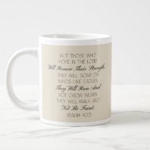 Isaiah 40:31 Hope Bible Verse Mug 