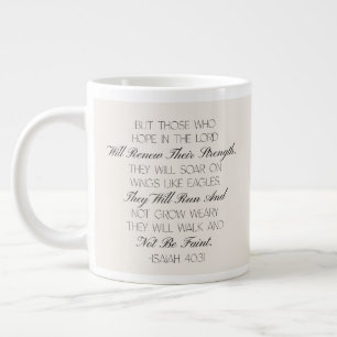 Isaiah 40:31 Hope Bible Verse Mug 