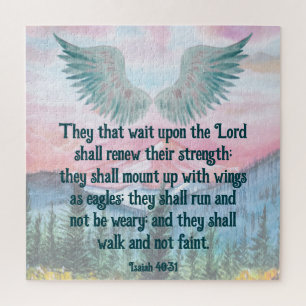 Isaiah 40:31 jigsaw puzzle