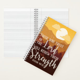 Isaiah 40:31 Prayer Journal \ Bible Study Notebook