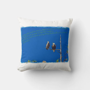Isaiah 40:31 Reversible Cushion