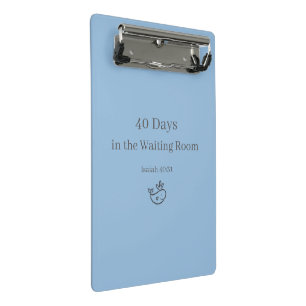 Isaiah 40:31 Waiting Christian Mini Clipboard