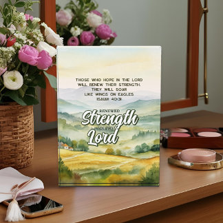 Isaiah 40 Inspirational Scripture Verse Christian Photo Block