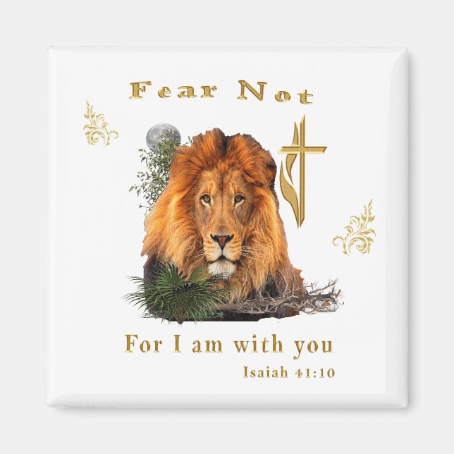   Isaiah 41:10    Christian Magnet (Front)