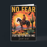 Isaiah 41_10 Cowboy Bible Verse Christian Western  Card<br><div class="desc">Isaiah 41_10 Cowboy Bible Verse Christian Western Jesus Men</div>