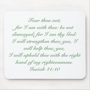 Isaiah 41:10 mouse pad