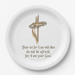 Isaiah 41:10 paper plate