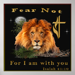 Isaiah 41:10 poster