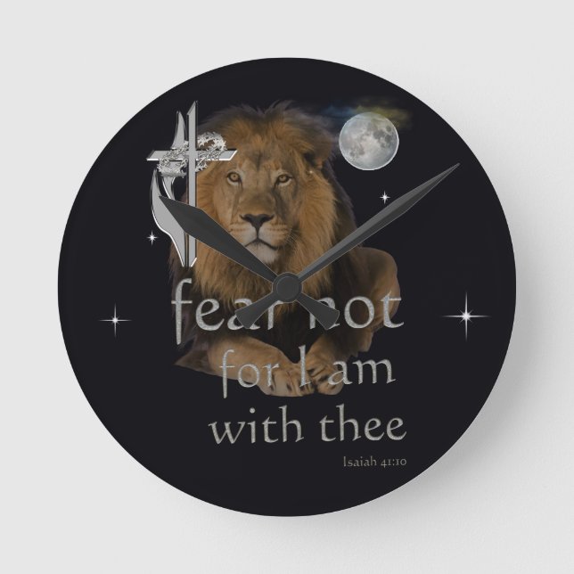 ISAIAH 41:10   ROUND CLOCK (Front)