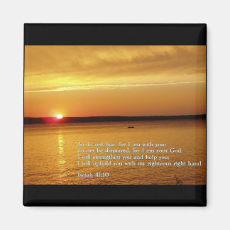 Isaiah 41:10  Sunset Magnet