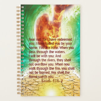 Isaiah 43:1-2 Fear Not, I Have Redeemed You Planne Planner
