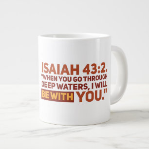 Isaiah 43:2 Jumbo Mug