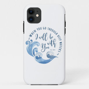 Isaiah 43:2 Ocean Waves Case-Mate iPhone Case