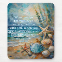 Isaiah 43 Mouse pad