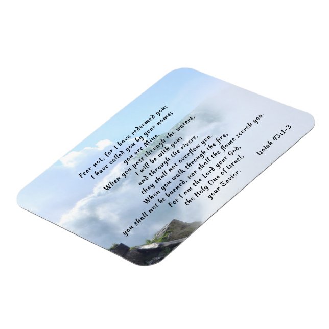 Isaiah 43 Niagara magnet (Left Side)