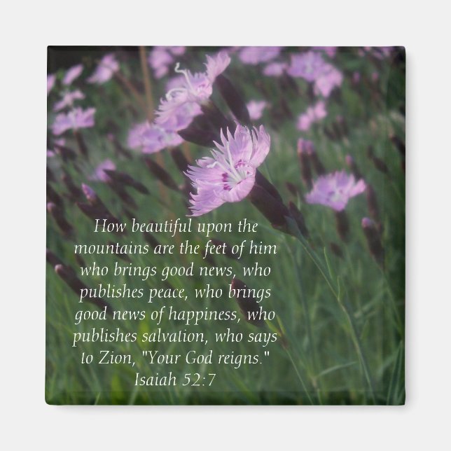 Isaiah 52:7 magnet (Front)