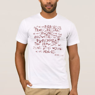 Isaiah 53.5 bible verse t-shirt