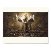 Isaiah 53:5 Cross Poster | By His Stripes