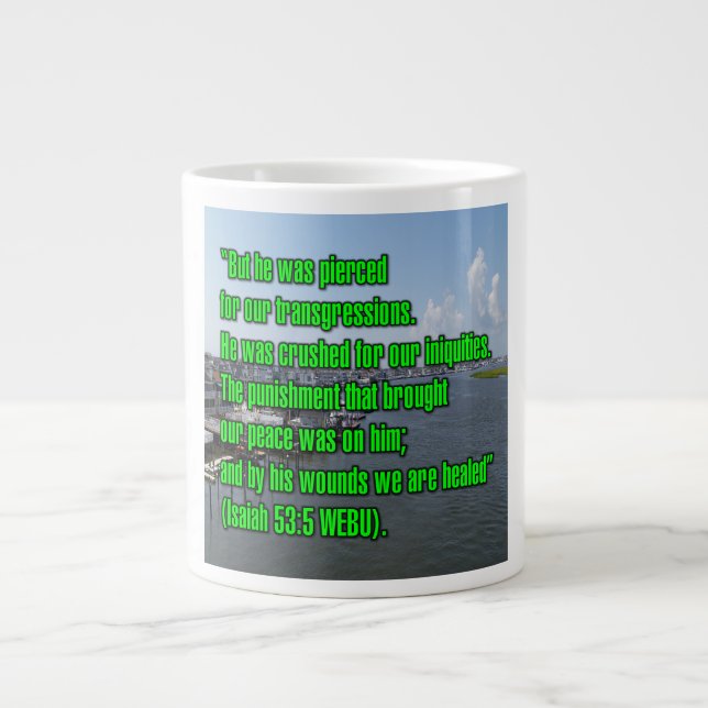 Isaiah 53:5 WEBU Mug (Front)