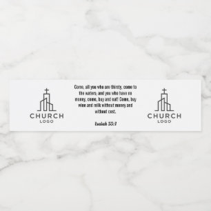 Isaiah 55:1 Water Label