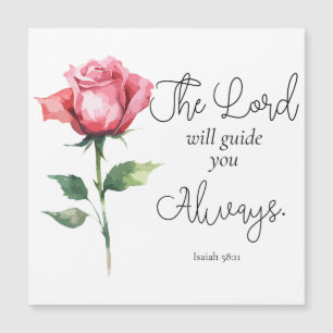 Isaiah 58:11 Flower Graduation Bible Verse