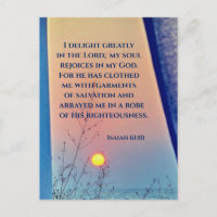 Isaiah 61:10 I Delight Greatly in the Lord Bible