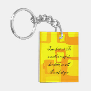 Isaiah 66:13 key ring