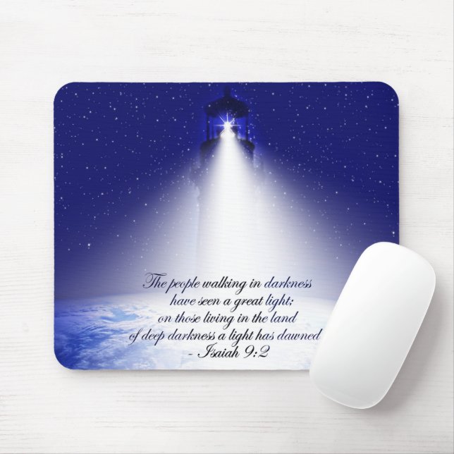 Isaiah 9:2 Christmas Photo Mouse Pad (With Mouse)
