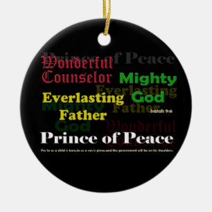 Isaiah 9:6 Christmas Ornament
