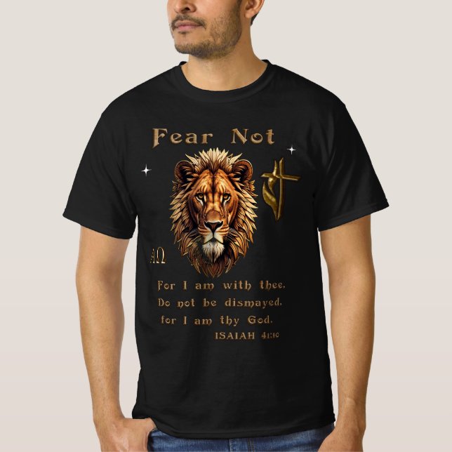 ISAIAH Bible verse 2 sided design T-Shirt (Front)