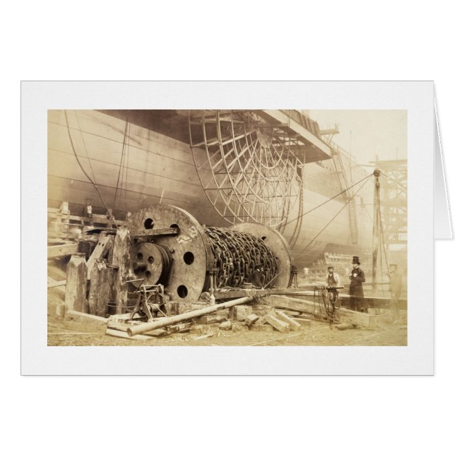 Isambard Kingdom Brunel (1806-59) beside the 'Grea (Front Horizontal)