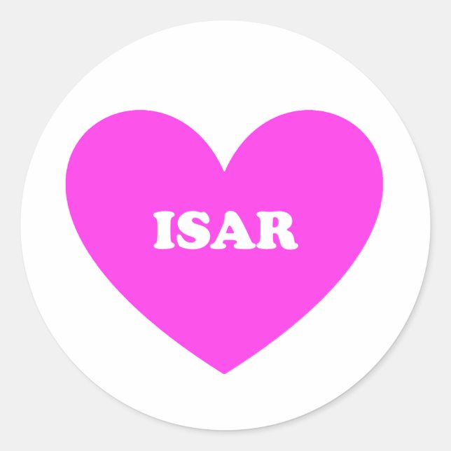 Isar Classic Round Sticker (Front)