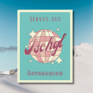 Ischgl Österreich Ski Urlaub Vintage Postcard