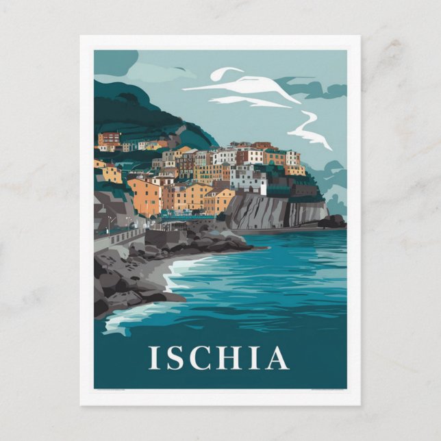 Ischia Italy Postcard (Front)