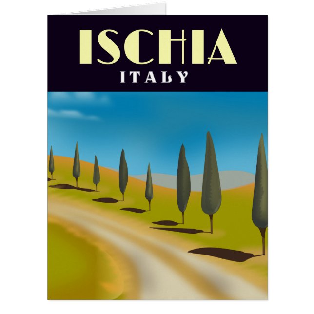 Ischia Italy travel poster (Front)
