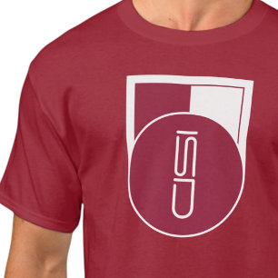 ISD Logotype Red-White Streetwear Graphic T-Shirt