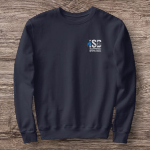 ISD Men's Hash Tag Crewneck Sweatshirt