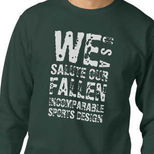 ISD Men's We Salute Our Fallen Crewneck Sweatshirt