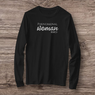 ISD Phenomenal Woman Long Sleeve Basic T-Shirt