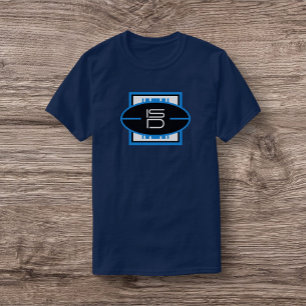 ISD Unisex Blue White Logotype I T-Shirt