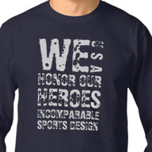 ISD Unisex We Honour Our Heroes Long Sleeve T-Shir