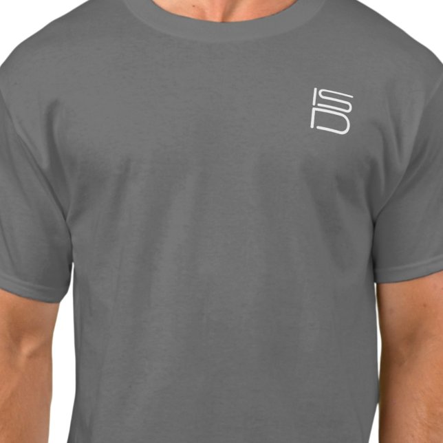ISD Unisex White Logo Basic T-Shirt (Creator Uploaded)