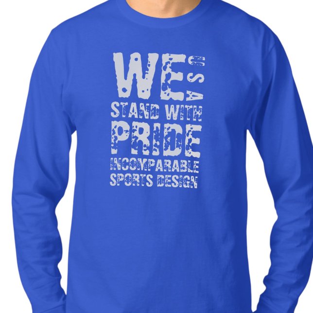 ISD We Stand With Pride USA Long Sleeve T-Shirt (Creator Uploaded)