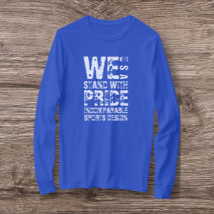 ISD We Stand With Pride USA Long Sleeve T-Shirt