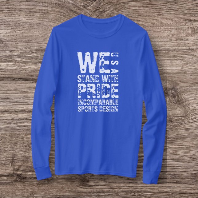ISD We Stand With Pride USA Long Sleeve T-Shirt (Creator Uploaded)