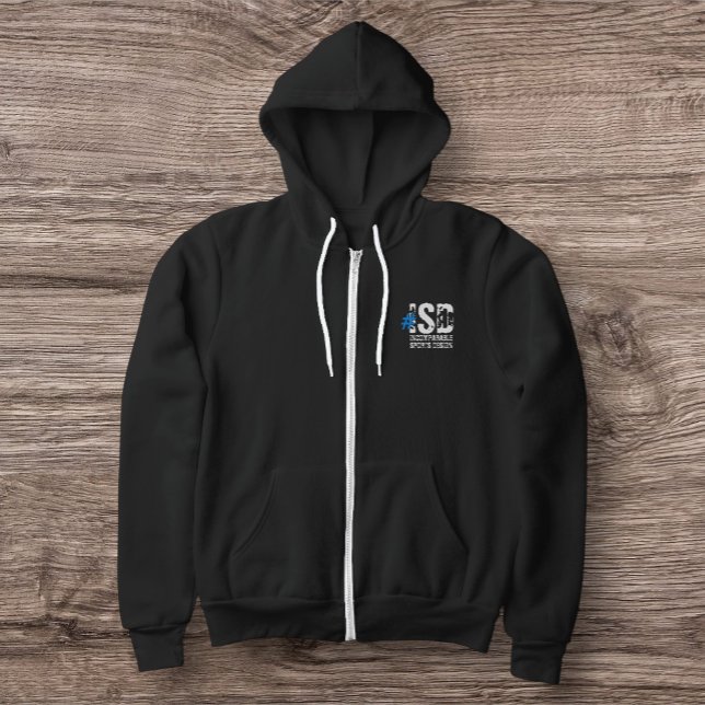 ISD Women's  Hash Tag Full-Zip Hoodie (Creator Uploaded)