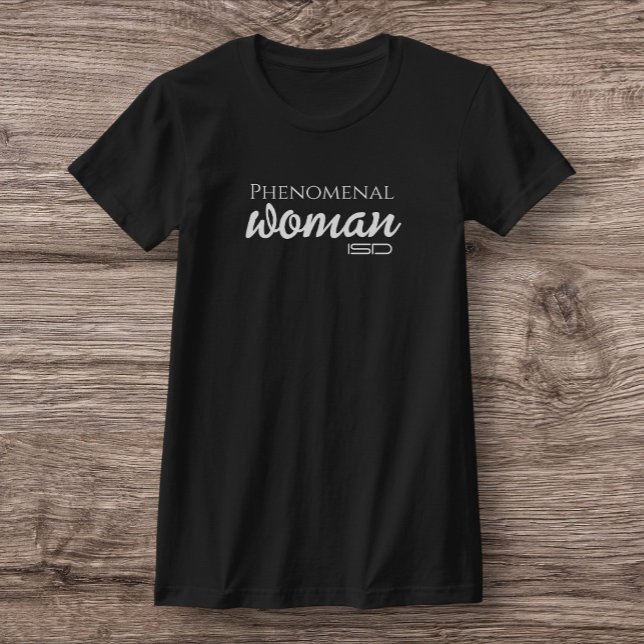 ISD Women's Phenomenal Woman Slim Fit T-Shirt  (Creator Uploaded)